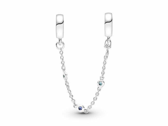 Pandora | Chaîne de Confort | Triple Pierre Bleue |791688C01 Pandora | Chaîne de Confort | Triple Pierre Bleue |791688C01
