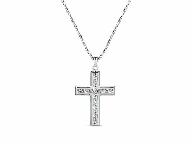 Mr. Jewel | Collier | Homme | Croix | Acier Inoxydable | 9121759 Mr. Jewel | Collier | Homme | Croix | Acier Inoxydable | 9121759