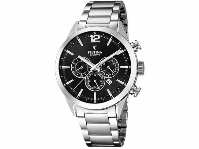 Festina | Homme | Quartz | Chrono | Acier Inoxydable | Noir | ø43.5mm | F20343/8