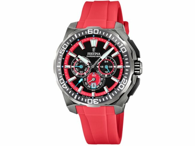 Festina | Homme | Quartz | Chrono Bike | Silicone Rouge | øF20725/5 Festina | Homme | Quartz | Chrono Bike | Silicone Rouge | øF20725/5
