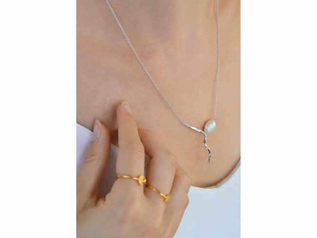 Diamanti Per Tutti | Collier | Argent 0.0240cts | Perle | M1656-1S3