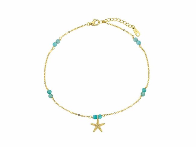 Loumya Silver | Chaîne de Cheville | Plaqué Or | 9123212 Loumya Silver | Chaîne de Cheville | Plaqué Or | 9123212