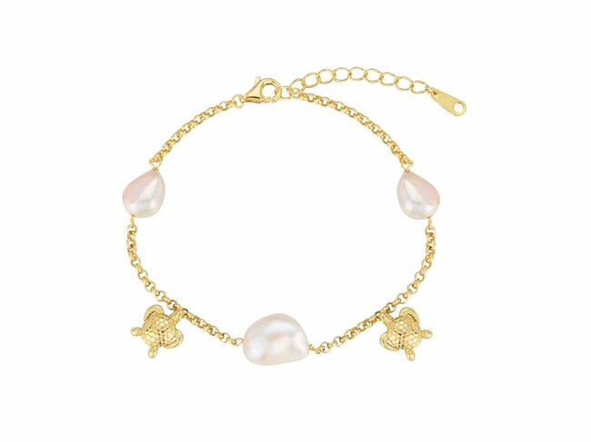 Loumya Silver | Bracelet | Plaqué Or | Perles naturelles | 9122817 Loumya Silver | Bracelet | Plaqué Or | Perles naturelles | 9122817