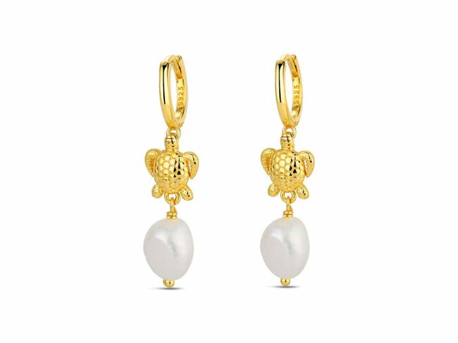 Loumya Silver | Boucles d'Oreilles | Plaqué Or | Perles naturelles | 9122813 Loumya Silver | Boucles d'Oreilles | Plaqué Or | Perles naturelles | 9122813