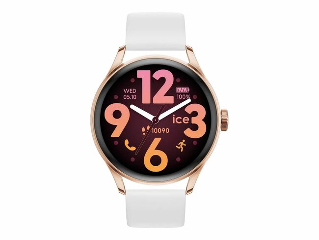 Ice-Watch | Ice Smart 3.0 | Rose Gold White | Silicone | 1.2 Amoled | GPS | 42mm 025104 Ice-Watch | Ice Smart 3.0 | Rose Gold White | Silicone | 1.2 Amoled | GPS | 42mm 025104