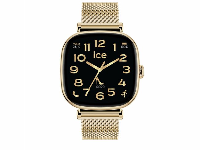 Ice-Watch | Ice Smart SQ 2.0 | Gold | Milanais Doré | 1.7 Amoled | 37mm | 025234 Ice-Watch | Ice Smart SQ 2.0 | Gold | Milanais Doré | 1.7 Amoled | 37mm | 025234