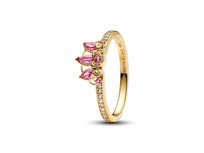 Pandora | Bague | Doré | Diadème Princesse Disney Raiponce | 163651C01 Pandora | Bague | Doré | Diadème Princesse Disney Raiponce | 163651C01
