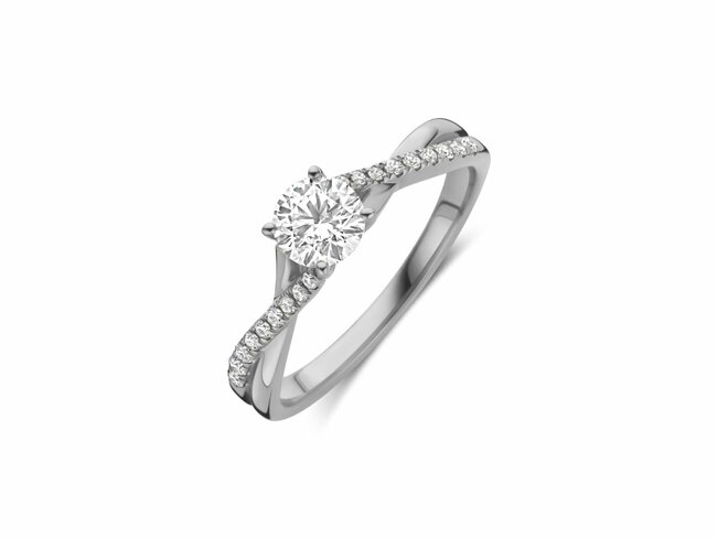 Diamants de Laboratoire | Bague | Or Blanc | Diamants de Synthèse 0.52ct *0.13ct | IGI | LAB28 Diamants de Laboratoire | Bague | Or Blanc | Diamants de Synthèse 0.52ct *0.13ct | IGI | LAB28