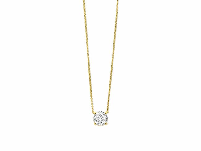 Diamants de Laboratoire | Collier | Or Jaune | Diamant de synthèse 0.77ct | IGI | LAB64 Diamants de Laboratoire | Collier | Or Jaune | Diamant de synthèse 0.77ct | IGI | LAB64