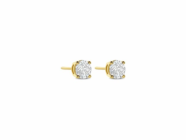 Diamants de Laboratoire | Boucles d'Oreilles | Or Jaune | Diamants de Synthèse 1.03ct | IGI | LAB66 Diamants de Laboratoire | Boucles d'Oreilles | Or Jaune | Diamants de Synthèse 1.03ct | IGI | LAB66