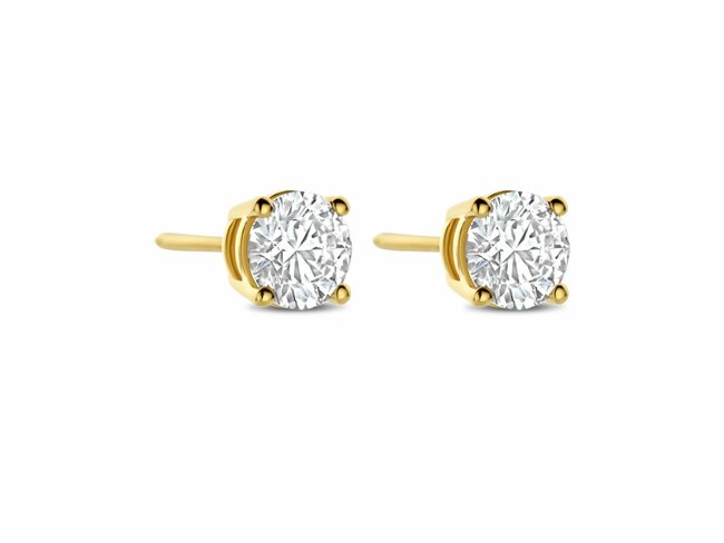 Diamants de Laboratoire | Boucles d'Oreilles | Or Jaune | Diamants de Synthèse 1.03ct | IGI | LAB66 Diamants de Laboratoire | Boucles d'Oreilles | Or Jaune | Diamants de Synthèse 1.03ct | IGI | LAB66