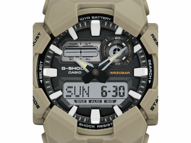 Casio | Homme | Quartz | Analogique -Digitale | GF-Shock | 55x52mm | GA-010-5AER Casio | Homme | Quartz | Analogique -Digitale | GF-Shock | 55x52mm | GA-010-5AER