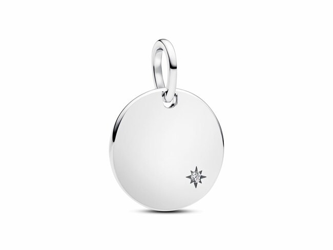 Pandora | Médaillon | Diamant de Synthèse 0.012ct | Personnalisable |17.3mm|394012C01 Pandora | Médaillon | Diamant de Synthèse 0.012ct | Personnalisable |17.3mm|394012C01