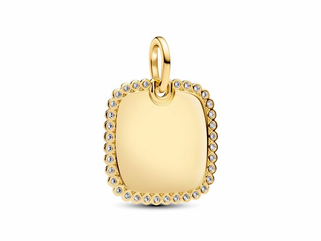 Pandora | Médaillon | Carré | Doré | Personnalisable | 364009C01 Pandora | Médaillon | Carré | Doré | Personnalisable | 364009C01