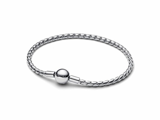 Pandora | Bracelet | Pandora Moments | Maille Ailée Fermoir Rond | 594028C00