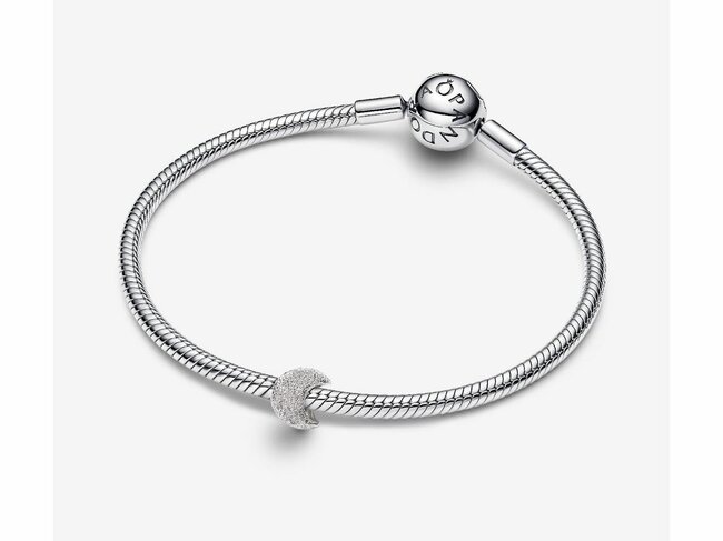 Pandora | Mini Charm | Lune Texturé | Argent | 794054C00