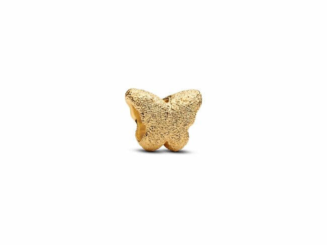 Pandora | Mini Charm | Papillon | Texturé | Doré | 764046C00