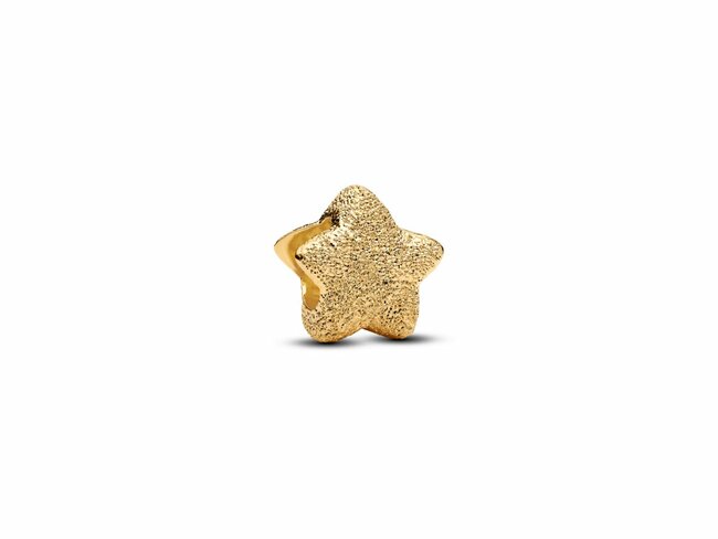 Pandora | Mini Charm | Etoile Texturé | Doré | 764050C00