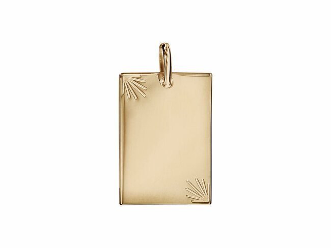 Loumya Silver | Pendentif | Plaqué Or | Personnalisable | 15x20mm | 95743