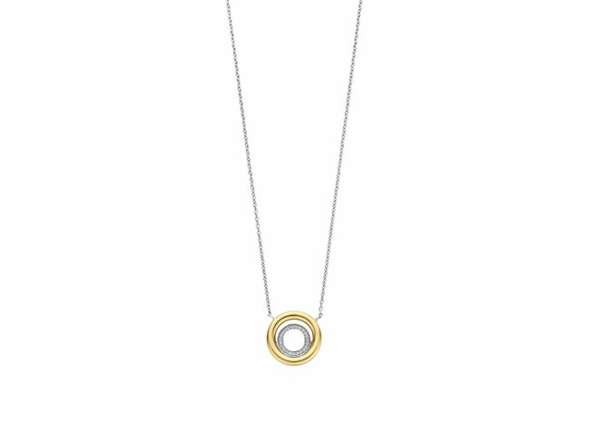 Ti Sento | Collier | Argent | Bicolore | Oxyde de Zirconium | ø17.80mm | 34105ZY