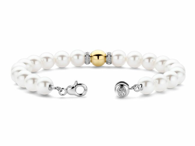 Ti Sento | Bracelet | Argent | Bicolore | Oxyde de Zirconium | ø8mm | 23088YP