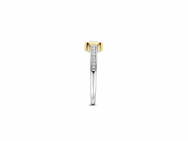 Ti Sento | Bague | Argent | Bicolore | Oxyde de Zirconium | 12390ZY