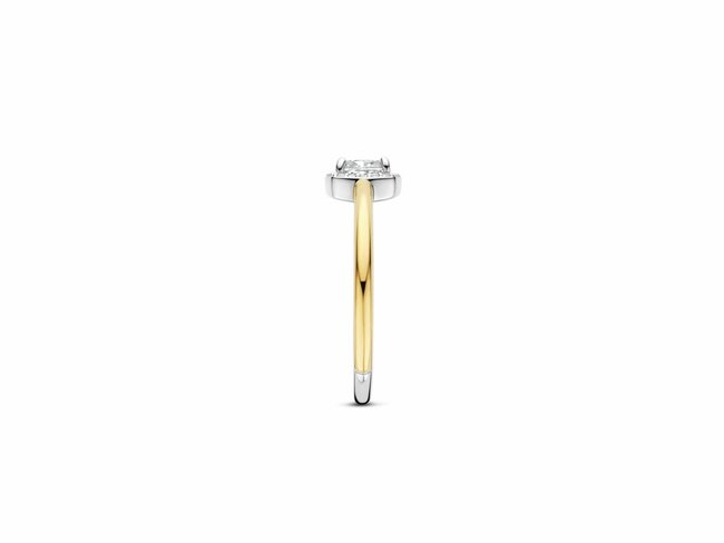 Ti Sento | Bague | Argent | Plaqué Or | Oxyde de Zirconium | 12388ZY