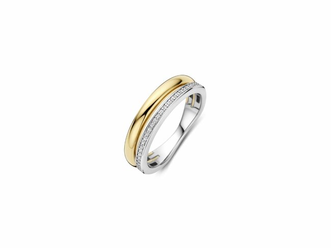 Ti Sento | Bague | Argent | Bicolore | Oxyde de Zirconium | 12392ZY