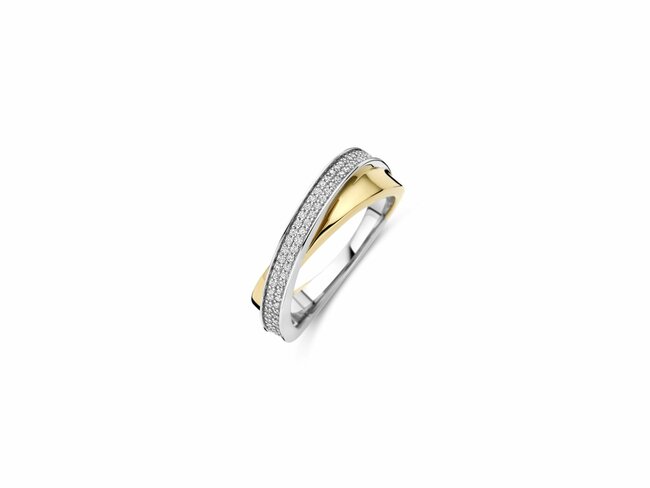 Ti Sento | Bague | Argent | Bicolore | Oxyde de Zirconium | 12395ZY