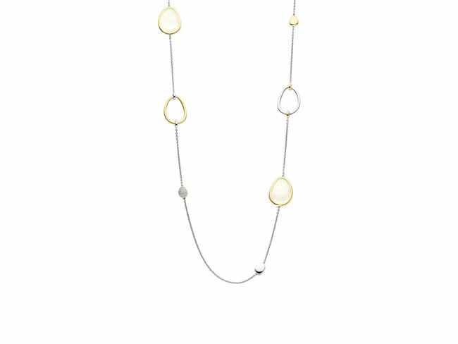 Ti Sento | Collier | Sautoir | Argent | Bicolore | Oxyde de Zirconium | 34102MW Ti Sento | Collier | Sautoir | Argent | Bicolore | Oxyde de Zirconium | 34102MW