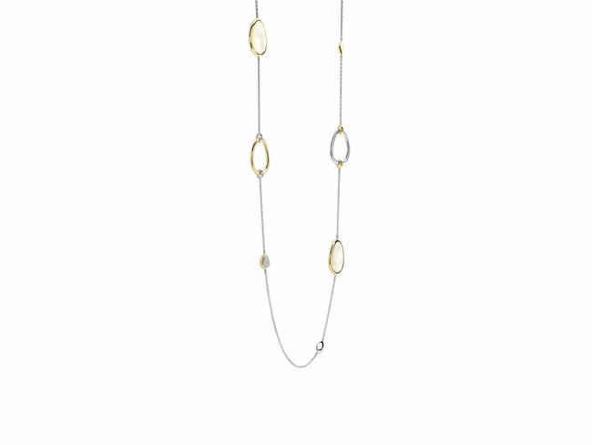 Ti Sento | Collier | Sautoir | Argent | Bicolore | Oxyde de Zirconium | 34102MW Ti Sento | Collier | Sautoir | Argent | Bicolore | Oxyde de Zirconium | 34102MW