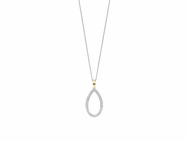 Ti Sento | Collier | Argent | Bicolore | Oxyde de Zirconium | 6850ZY Ti Sento | Collier | Argent | Bicolore | Oxyde de Zirconium | 6850ZY