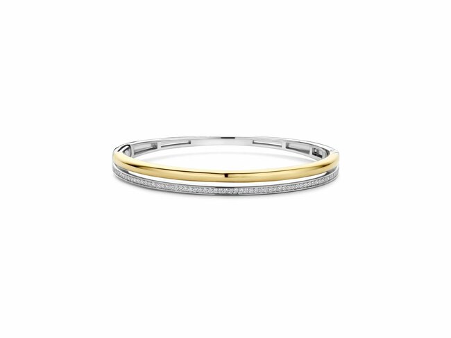 Ti Sento | Bracelet | Esclave | Argent | Bicolore | Oxyde de Zirconium | 23086ZY Ti Sento | Bracelet | Esclave | Argent | Bicolore | Oxyde de Zirconium | 23086ZY