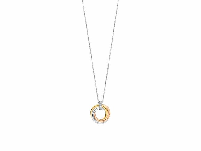 Ti Sento | Collier | Argent | Tricolore | Oxyde de Zirconium | 3972ZT Ti Sento | Collier | Argent | Tricolore | Oxyde de Zirconium | 3972ZT