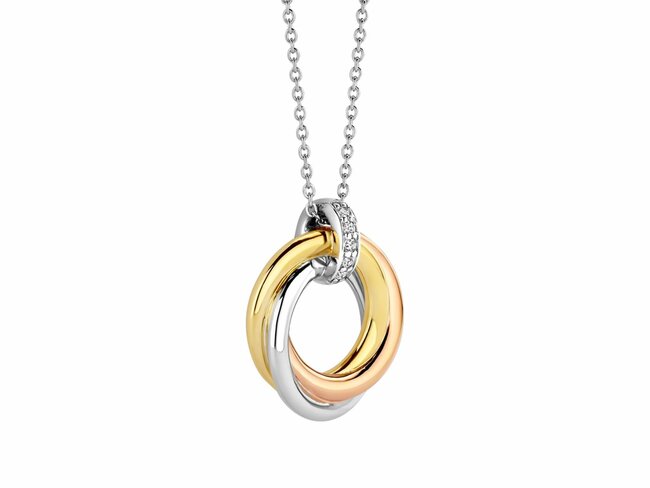 Ti Sento | Collier | Argent | Tricolore | Oxyde de Zirconium | 3972ZT Ti Sento | Collier | Argent | Tricolore | Oxyde de Zirconium | 3972ZT