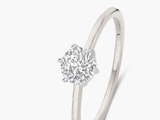 Diamants de Laboratoire | Bague | Or Blanc | Diamant de Synthèse | 0.720ct | 91WB58/$