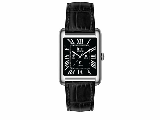 Ice-Watch | Ice Smart | TKS 2.0 | Silver | Black Croco | Amoled 1.41 | 32x36mm | 025380