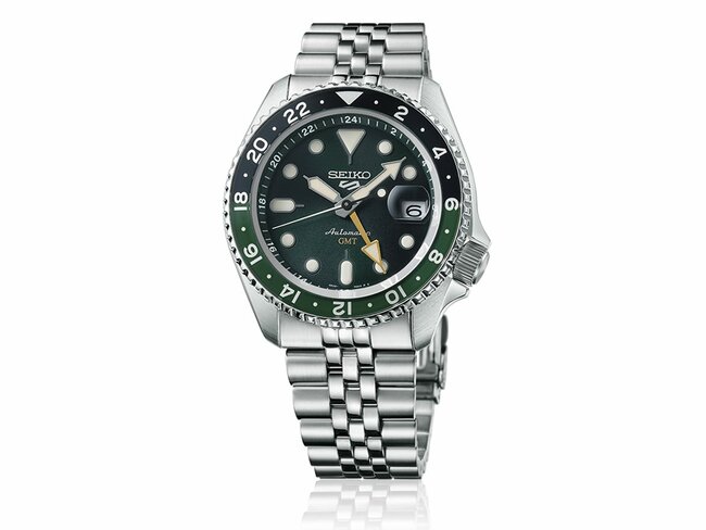 Seiko | Homme | Automatique | Seiko 5 Sport | GMT | Vert | ø42.5mm | SSK035K1