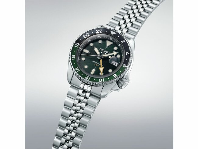 Seiko | Homme | Automatique | Seiko 5 Sport | GMT | Vert | ø42.5mm | SSK035K1