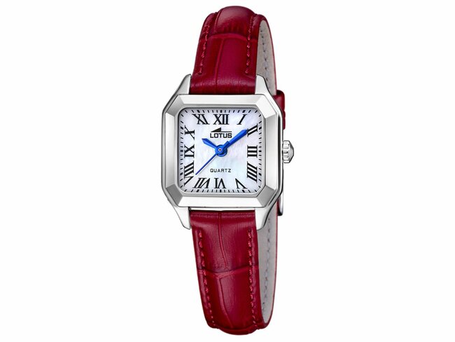 Lotus | Femme | Quartz | Cuir Rouge | 24mm | 19035/2