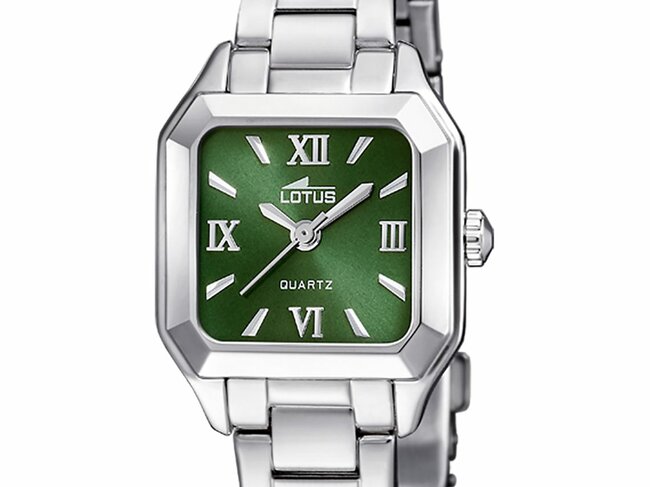 Lotus | Femme | Quartz | Acier Inoxydable | Vert | 24mm | 19034/4
