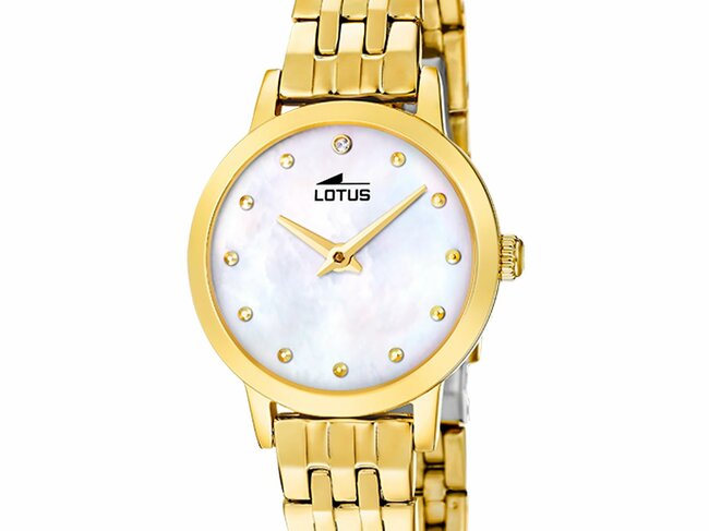 Lotus | Femme | Quartz | Acier Inoxyable Doré | 26.5mm | 19031/1