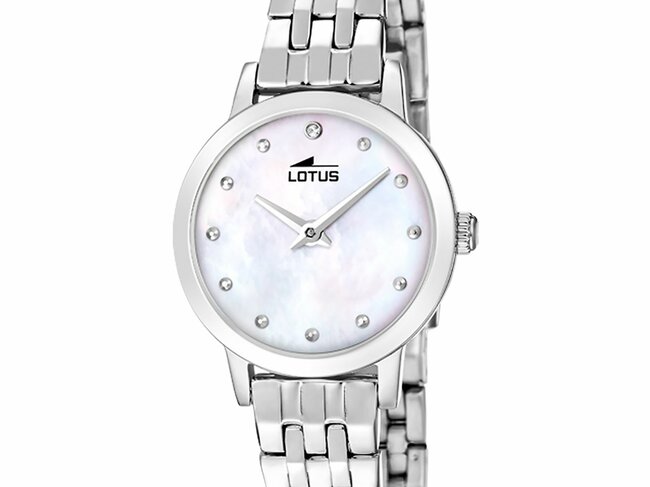 Lotus | Femme | Quartz | Acier Inoxydable | Nacré | 26.5mm | 19030/1