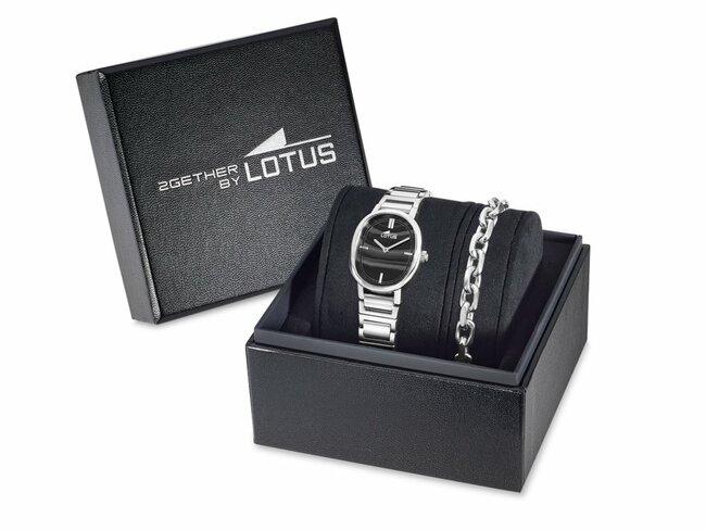Lotus | Femme | Quartz | Acier Inoxydable | Montre +  Bijou | 25.7mm | 19012/5