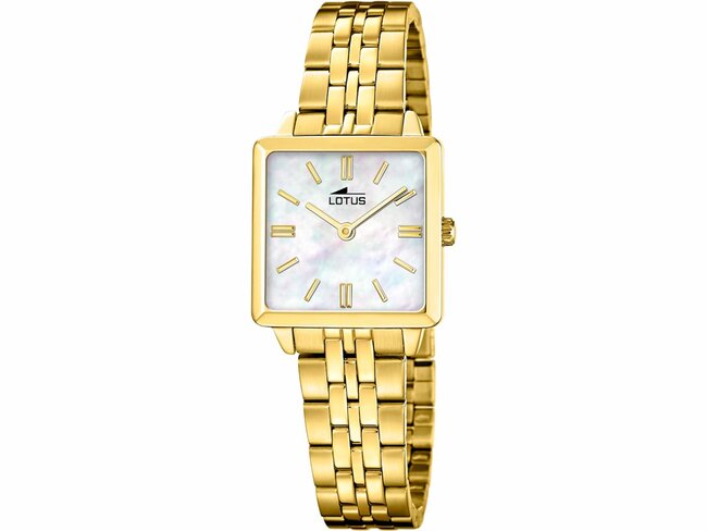 Lotus | Femme | Quartz | Acier Inoxydable Doré | Montre + Bijou | 26mm | 19011/1
