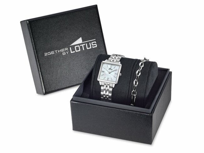 Lotus | Femme | Quartz | Acier Inoxydable | Montre + Bijou | 26mm | 19010/1