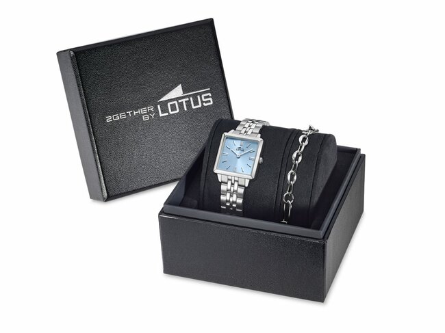 Lotus | Femme | Quartz | Acier Inoxydable | Montre + Bijou | 26mm | 19010/3