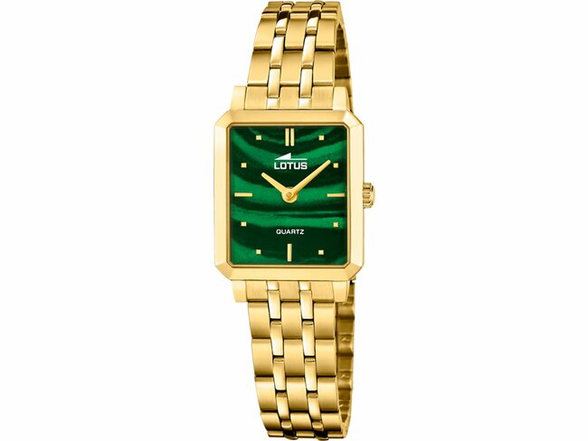 Lotus | Femme | Quartz | Acier Inoxydable Doré | Montre + Bijou | 22mm | 19009/3