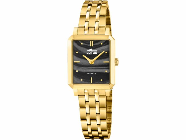 Lotus | Femme | Quartz | Acier Inoxydable Doré | Montre + Bijou | 22mm |  19009/4