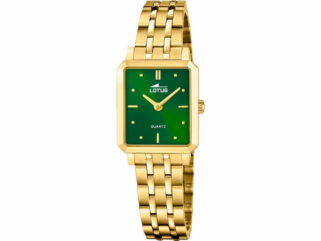 Lotus | Femme | Quartz | Acier Inoxydable Doré | Montre + Bijou | 22mm | 19009/5
